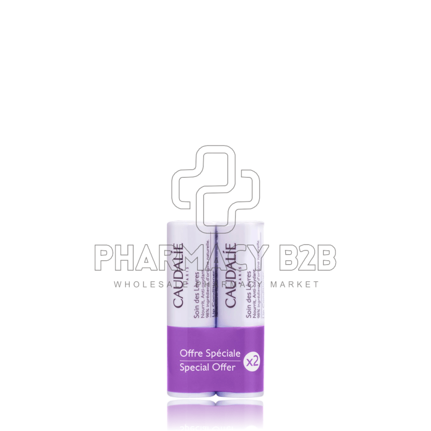 CAUDALIE Promo Lip Conditioner Ενυδατικό Χειλιών, 2x4,5g 1σετ