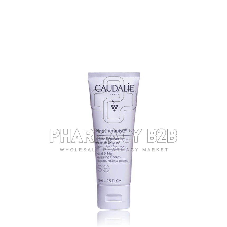 CAUDALIE Vinotherapist Hand & Nail Repairing Cream, Ενυδατική & Επανορθωτική Κρέμα Χεριών & Νυχιών 75ml