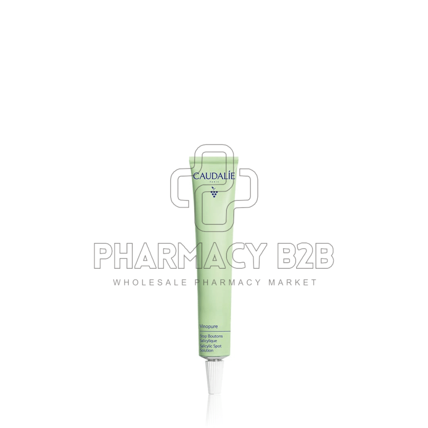 CAUDALIE Vinopure Salicylic Spot Solution Kρέμα Τοπικής Εφαρμογής για Σπυράκια 15ml