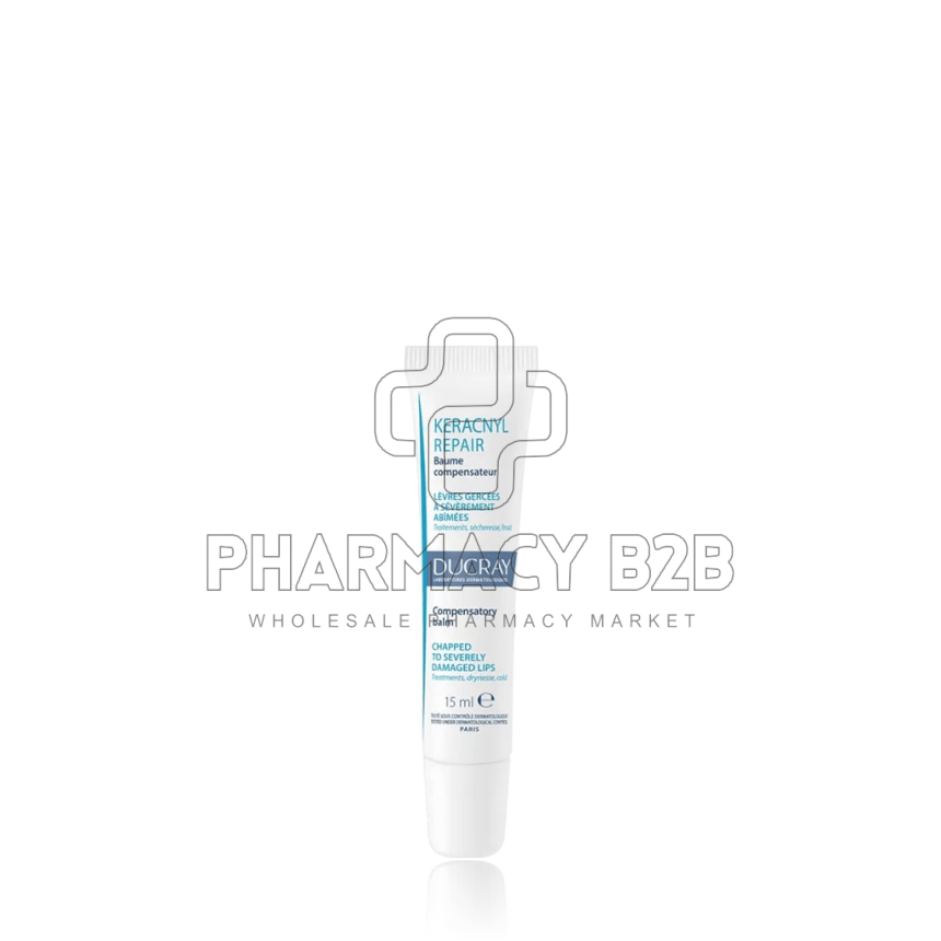 DUCRAY Keracnyl Repair Baume Levres Βalm για Επανόρθωση & Καταπράϋνση Χειλιών 15ml