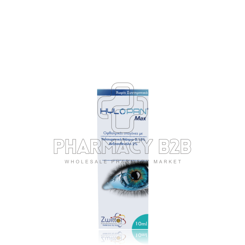 HYLOPAN Max Οφθαλμικές Σταγόνες κατά της Ξηροφθαλμίας 10ml HYLOPAN Max Οφθαλμικές Σταγόνες κατά της Ξηροφθαλμίας 10ml