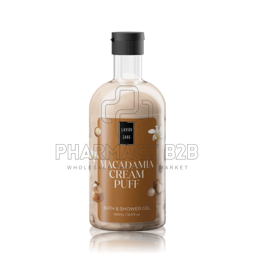 LAVISH CARE Shower Gel Macadamia Cream Puff 500ml