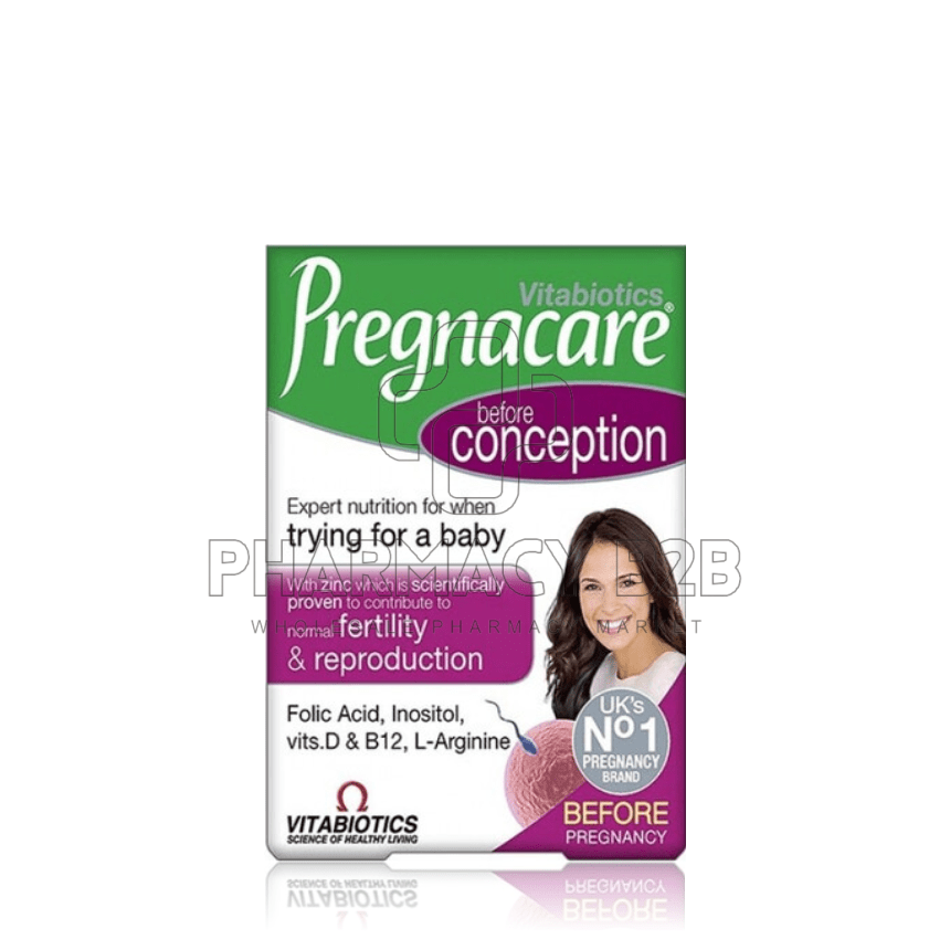 PREGNACARE Vitabiotics Conception Συμπλήρωμα για Γυναίκες που Επιθυμούν να Συλλάβουν x30 δισκία