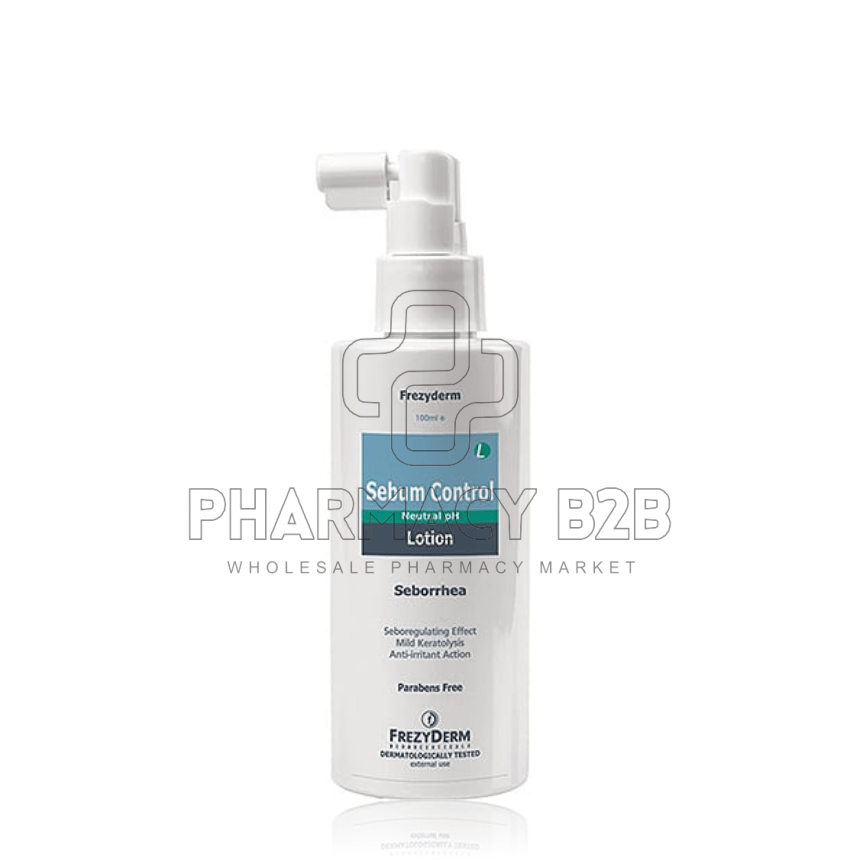 FREZYDERM Sebum Control Lotion Λοσιόν Μαλλιών για την Σμηγματορροϊκή Δερματίτιδα, Κνησμό & Ψωρίαση Τριχωτού 100ml