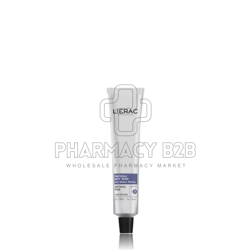 LIERAC Protocole Anti-Rides The Retinol Cream Η Κρέμα Ρετινόλης Πρωτόκολλο Κατά των Ρυτίδων με Καθαρή Ρετινόλη 0.3% 30ml