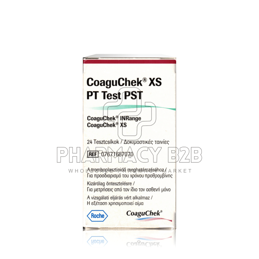 COAGUCHEK Roche  XS Ταινίες Μέτρησης Χρόνου Προθρομβίνης 24τμχ