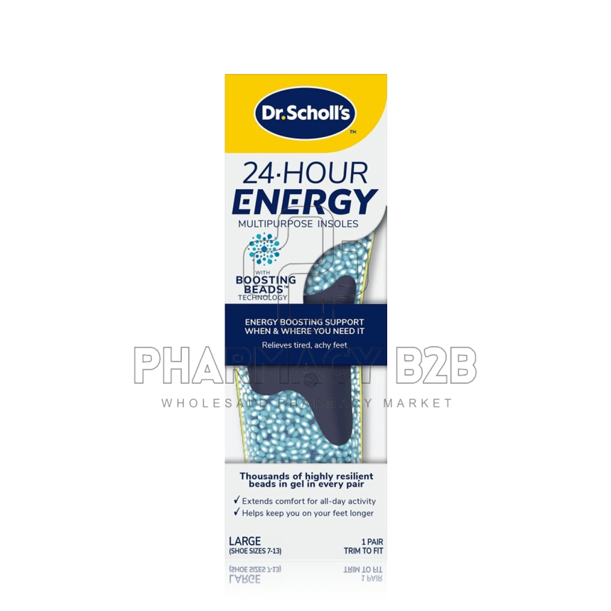 SCHOLL 24-Hour Energy Πάτοι Πολλαπλών Χρήσεων Large (Μέγεθος 40-47.5) 1 ζευγάρι