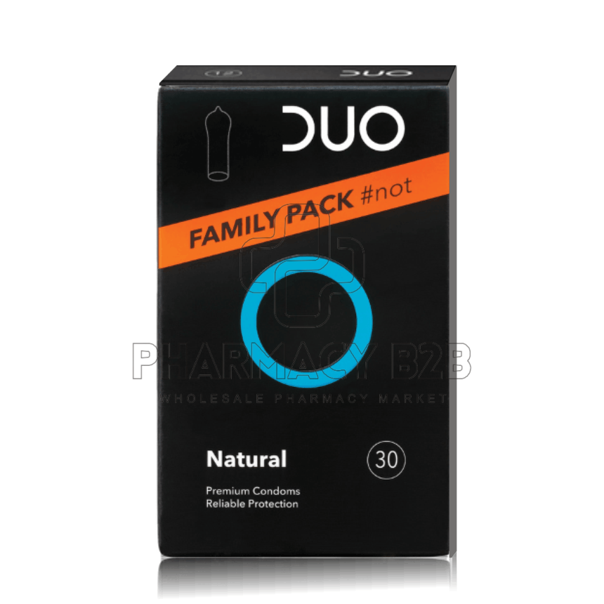 DUO Natural Condoms Family Pack 30τμχ