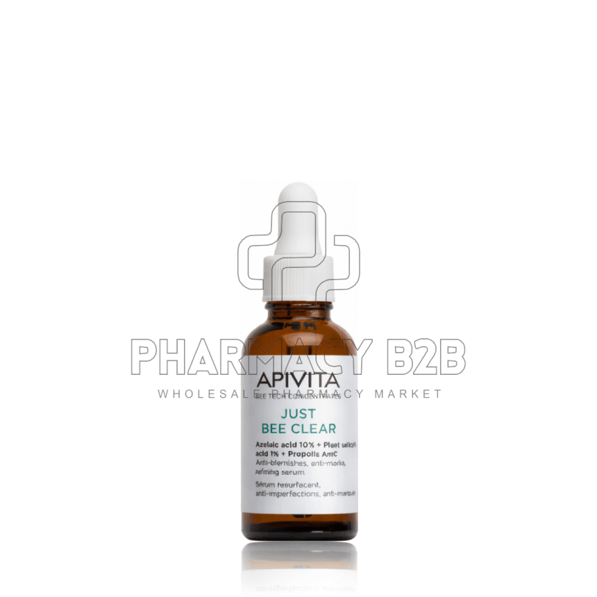 APIVITA Just Bee Clear Serum Ορός Λείανσης για Ατέλειες & Σημάδια Ακμής 30ml APIVITA Just Bee Clear Serum Ορός Λείανσης για Ατέλειες & Σημάδια Ακμής 30ml