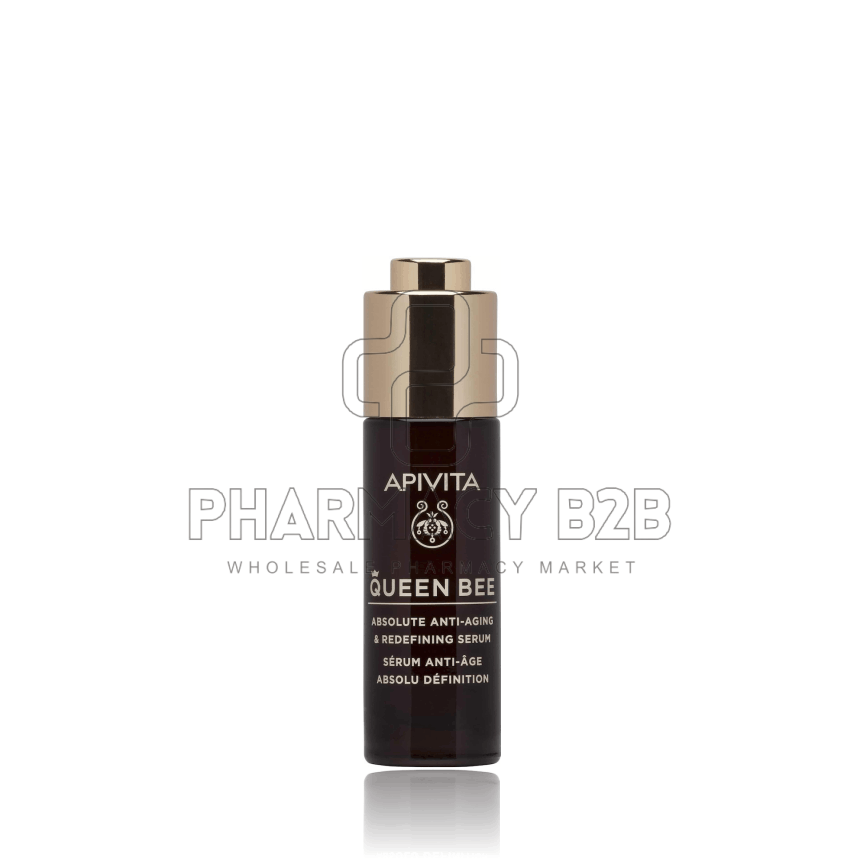 APIVITA Queen Bee Absolute Anti-Aging & Redefining Serum Ορός Απόλυτης Αντιγήρανσης & Ανόρθωσης Περιγράμματος 30ml