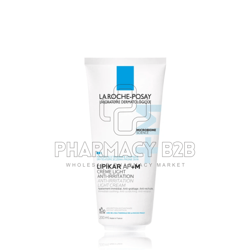 LA ROCHE-POSAY Lipikar AP+M Light Cream Ελαφριά Μαλακτική Κρέμα για Ξηρό Δέρμα με Τάση Ατοπίας 200ml