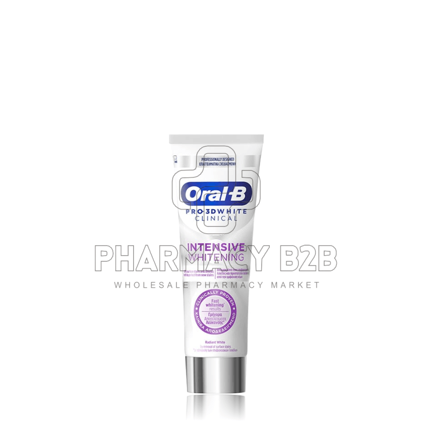 ORAL-B Pro 3D White Clinical Intensive Whitening Oδοντόκρεμα 75ml