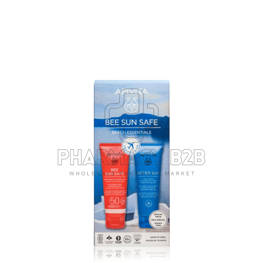 APIVITA Promo Bee Sun Safe Hydra Fresh Face & Body Milk SPF50 100ml & After Sun 100ml