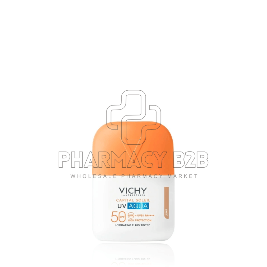 VICHY Capital Soleil Uv Aqua Ενυδατικό Αντηλιακό με Ανάλαφρη Υφή & Χρώμα SPF50 50ml