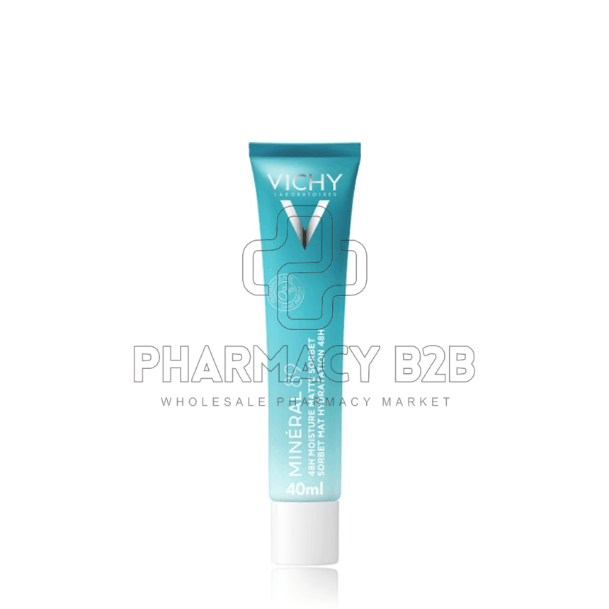 VICHY Mineral 89 48H Moisture Matte Sorbet Κρέμα-Gel Ενυδάτωσης για Λιπαρή Επιδερμίδα 40ml