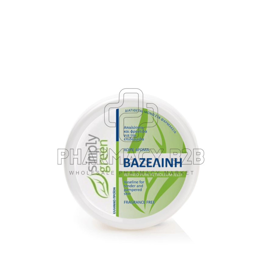 SIMPLY GREEN Βαζελίνη Χωρίς Άρωμα 100ml