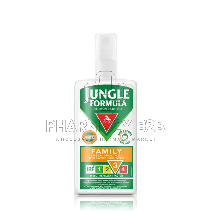 JUNGLE FORMULA  Family Εντομοαπωθητικό Σπρέι 100ml