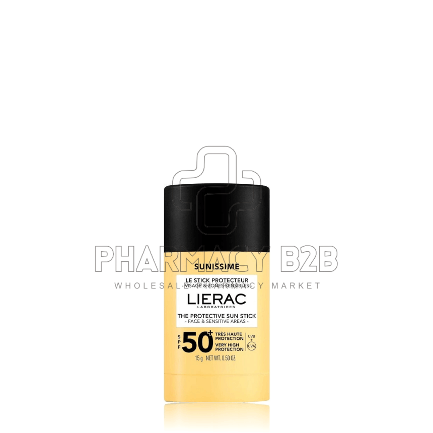 LIERAC Sunissime The Protective Sun Stick Το Προστατευτικό Αντηλιακό Στικ για Πρόσωπο & Ευαίσθητες Περιοχές SPF50+ 15g