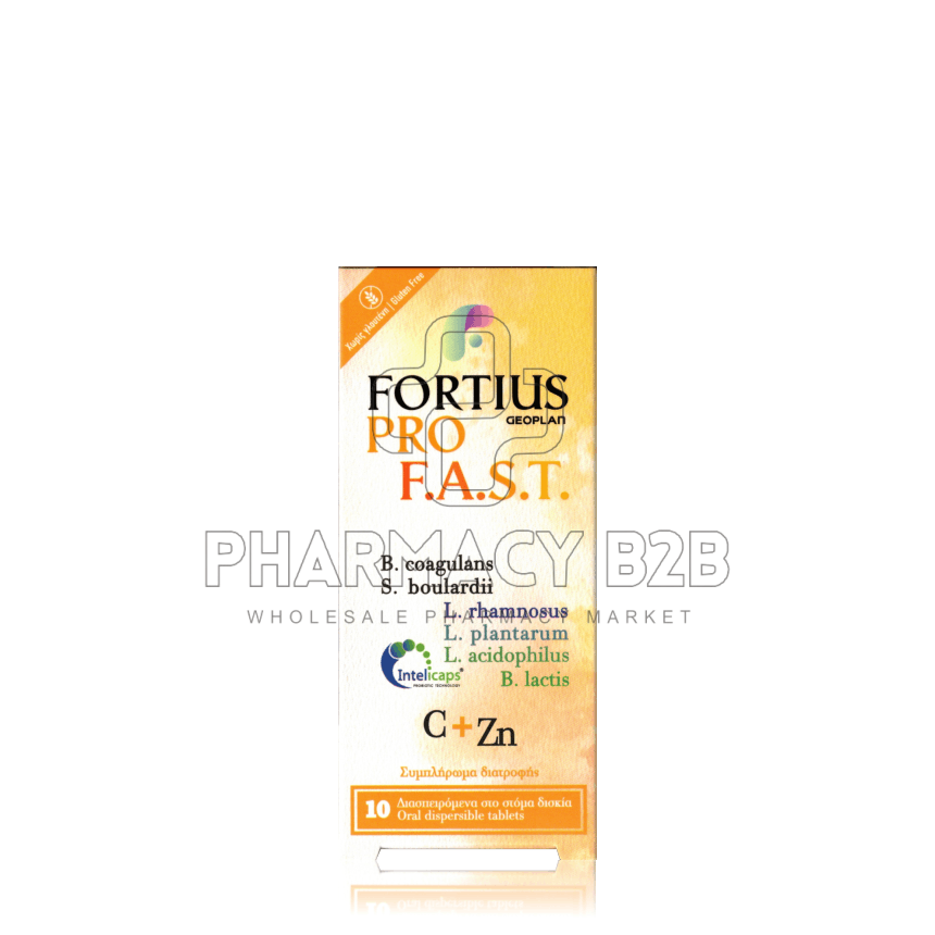 GEOPLAN Fortius Pro F.A.S.T. x10 διασπειρόμενα δισκία