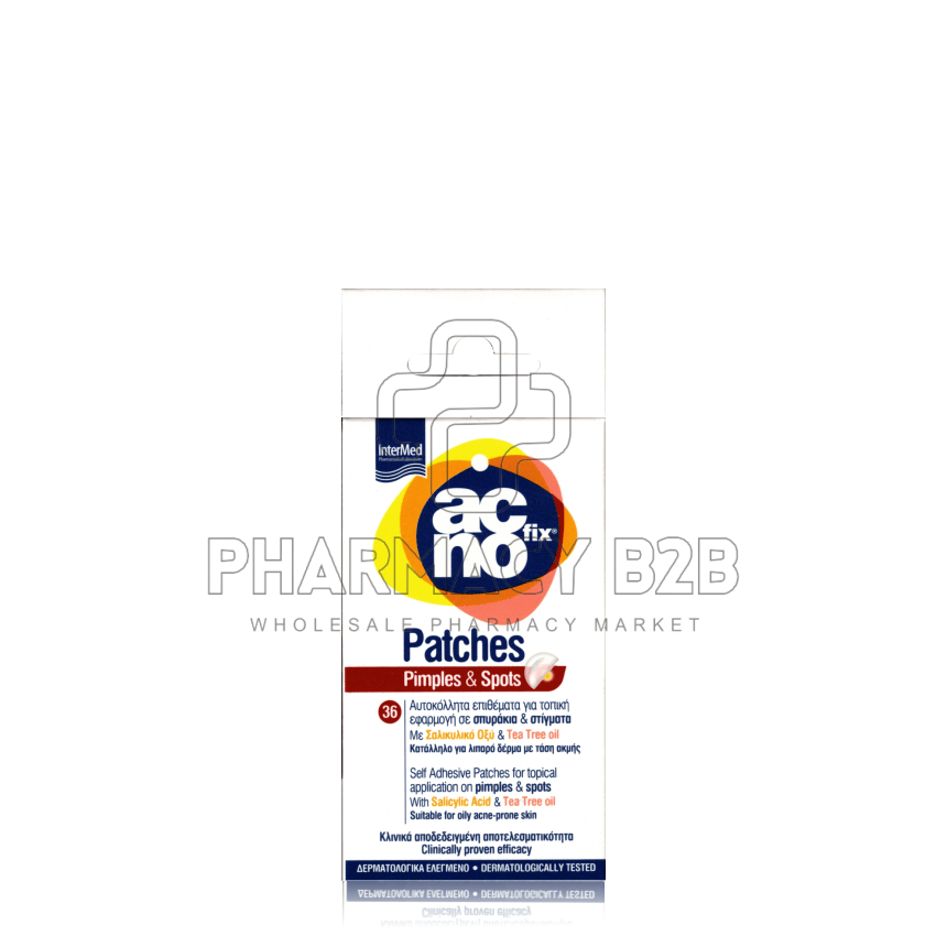 INTERMED Acnofix Patches Αυτοκόλλητα Επιθέματα για Σπυράκια & Στίγματα x36τεμ