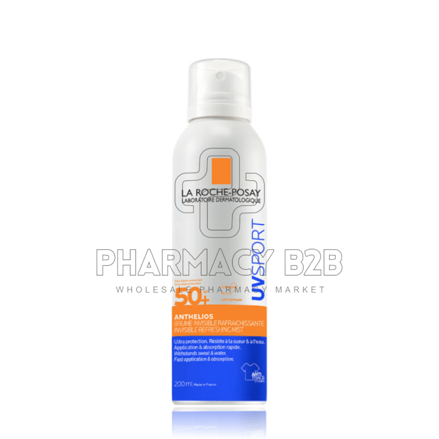LA ROCHE-POSAY Anthelios UVSport Invisible Rerfreshing Mist Αντηλιακό με Αόρατο Τελείωμα SPF50+ 200ml