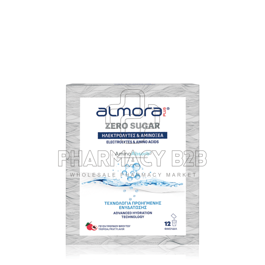 ALMORA Plus Zero Sugar x12 φακελίδια
