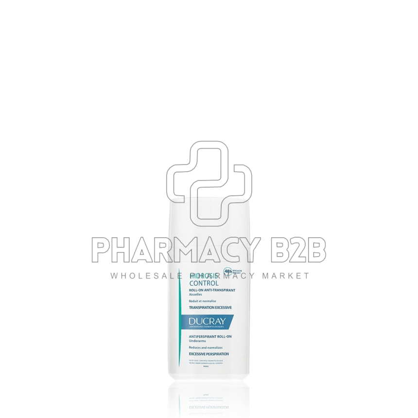 DUCRAY Hidrosis Control Αντιιδρωτικό Roll-on 48h κατά της Υπερβολικής Εφίδρωσης 40ml