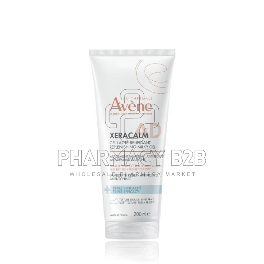 AVENE Xeracalm AD Milky Gel Αναπλήρωσης Λιπιδίων 200ml