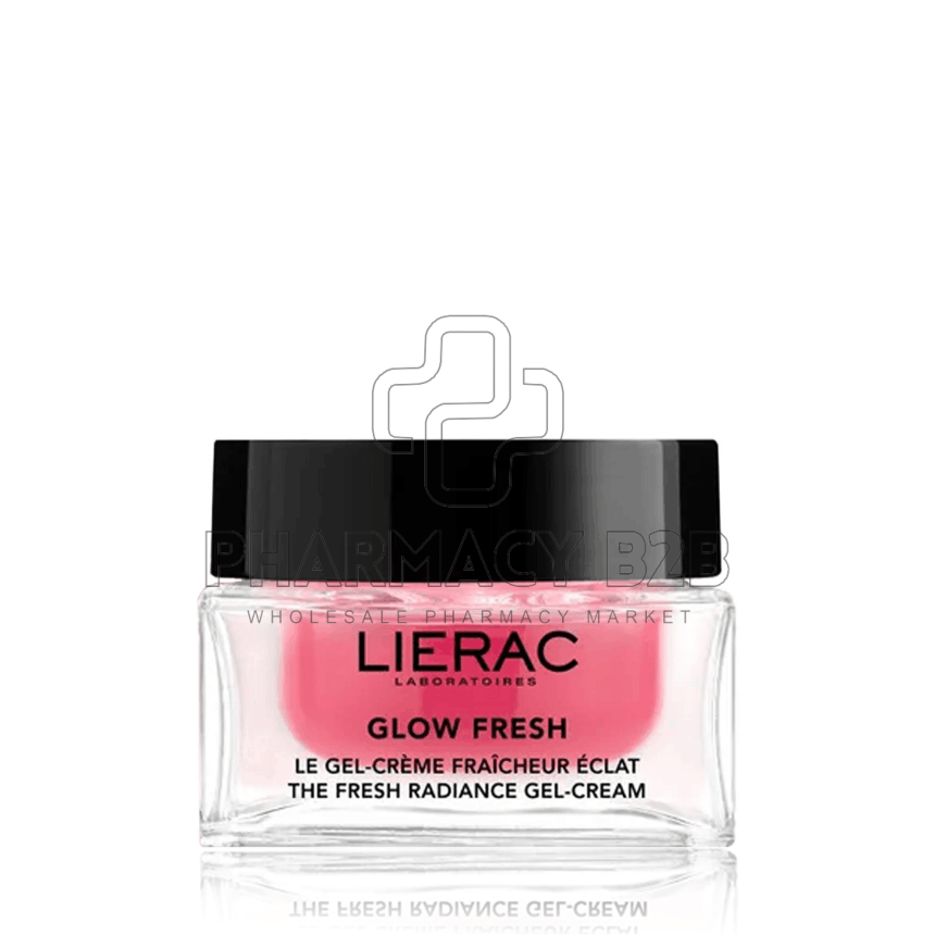 LIERAC Glow Fresh The Radiance Plumping Gel-Cream Ενυδατική Κρέμα-Τζελ για Κανονικές έως Μικτές Επιδερμίδες 50ml
