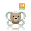 NUK Perfect Match Air Πιπίλα Σιλικόνης 0-6m με Θήκη - Αρκούδα