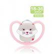 NUK Perfect Match Air Πιπίλα Σιλικόνης με Θήκη 18-36m - Γάτα