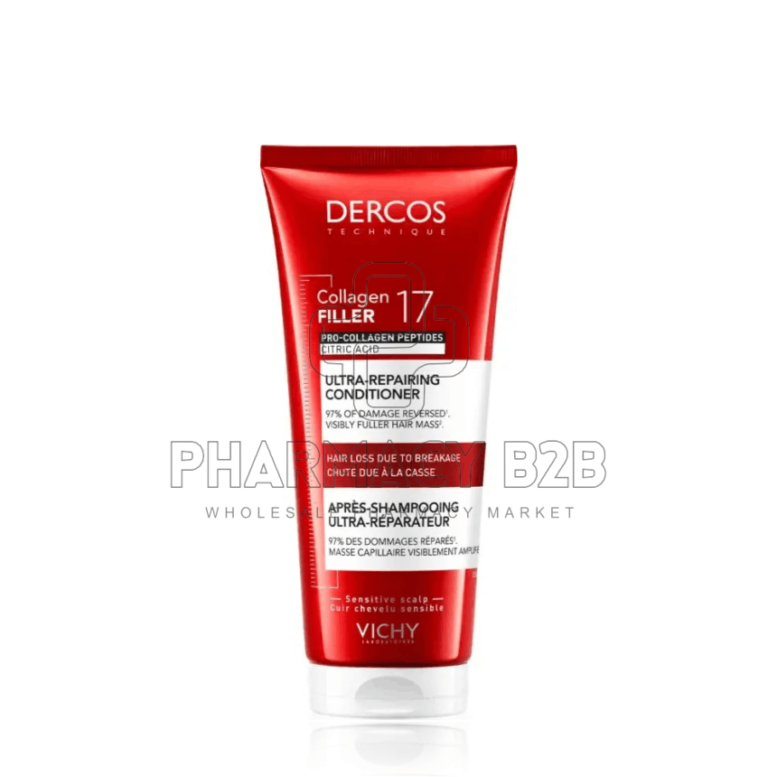 VICHY Dercos Collagen 17 Filler Conditioner Κατά της Τριχόπτωσης & του Σπασίματος 200ml VICHY Dercos Collagen 17 Filler Conditioner Κατά της Τριχόπτωσης & του Σπασίματος 200ml