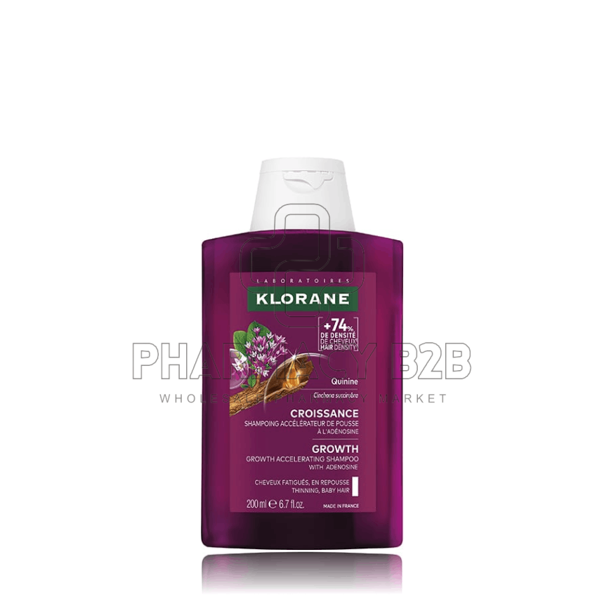 KLORANE Quinine Length Σαμπουάν Eπιτάχυνσης της Aνάπτυξης με Αδενοσίνη και Κινίνη 200ml