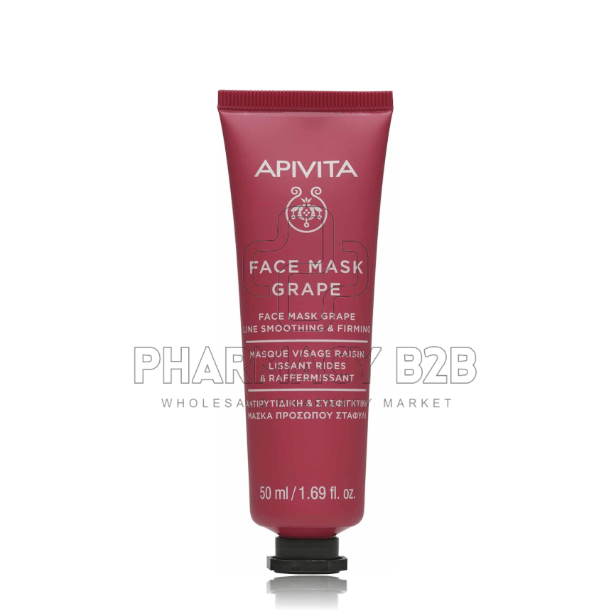 APIVITA Face Mask Μάσκα Λείανσης των Ρυτίδων με Σταφύλι 50ml