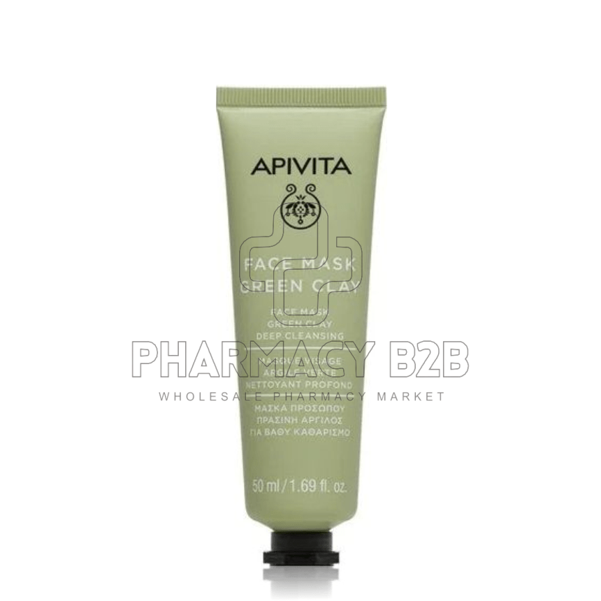 APIVITA Face Mask Μάσκα για Βαθύ Καθαρισμό με Πράσινη Άργιλο 50ml
