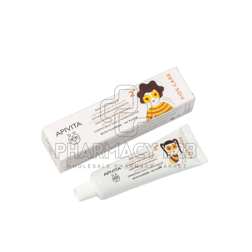 APIVITA Natural Dental Care KIDS 2+ Παιδική Οδοντόκρεμα με Ρόδι & Πρόπολη 50ml