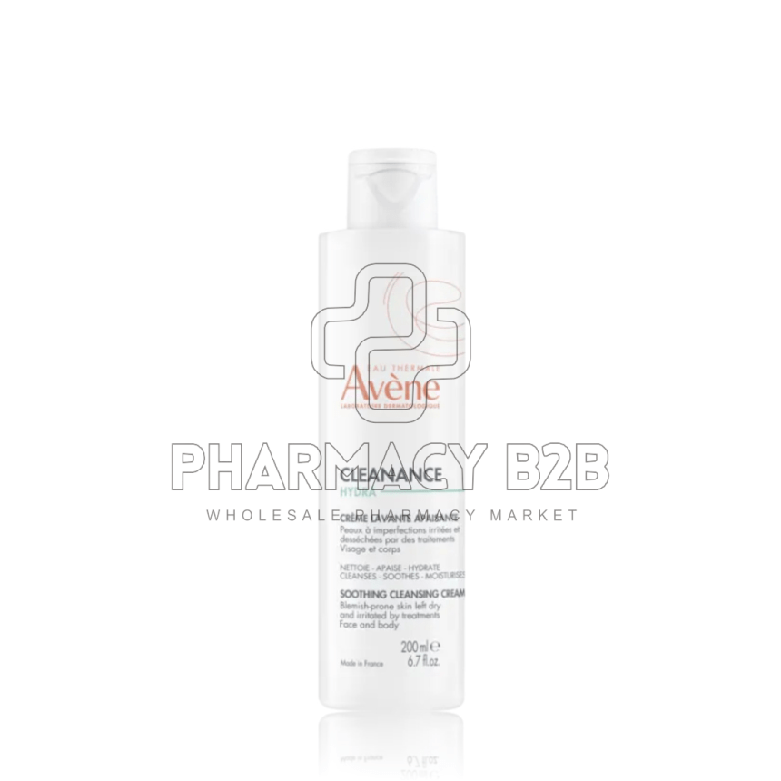 AVENE Cleanance Hydra Καταπραϋντική Κρέμα Καθαρισμού 200ml