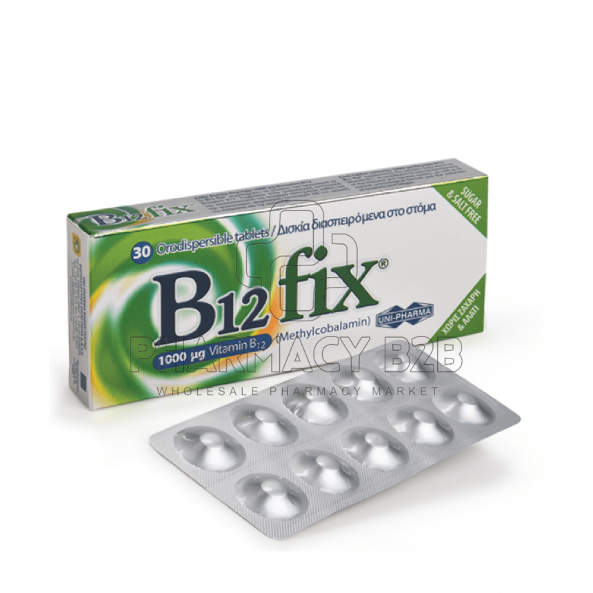 UNI-PHARMA B12 FIX 1000μg (Methylcobalamin) x30