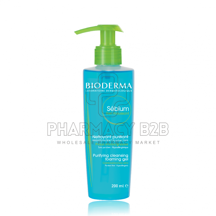 BIODERMA Sebium Gel Moussant 200ml 