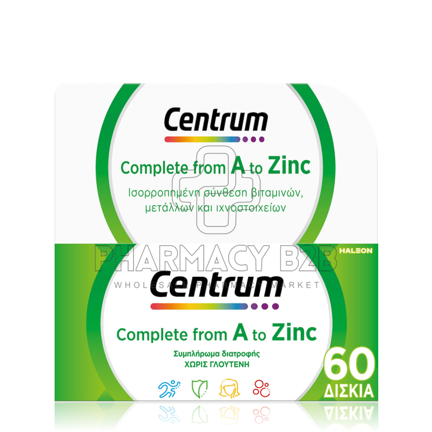 CENTRUM A-Zinc x60 δισκία