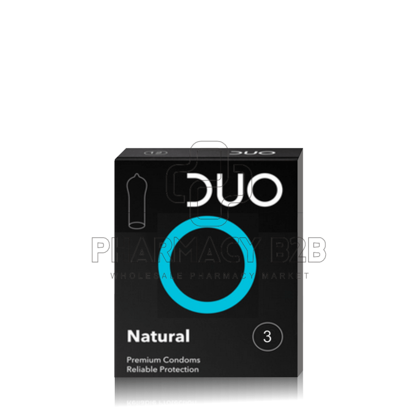 DUO Natural Προφυλακτικά Κανονικά 3τμχ