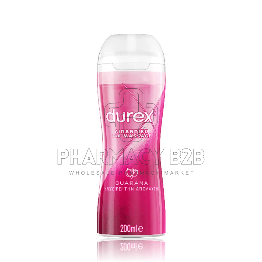 DUREX Play Massage 2in1 Guarana Gel για Μασάζ & Λιπαντικό με Γκουαρανά 200ml