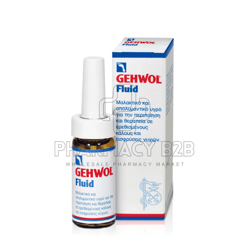 GEHWOL Fluid Καταπραϋντικό υγρό για ερεθισμένες παρωνυχίδες,κάλους και εισφρήσεις νυχιών 15ml GEHWOL Fluid Καταπραϋντικό υγρό για ερεθισμένες παρωνυχίδες,κάλους και εισφρήσεις νυχιών 15ml