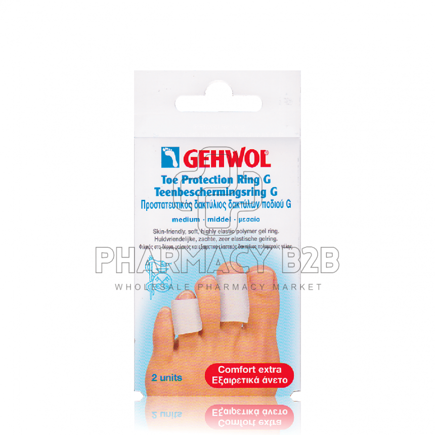 GEHWOL Toe Protection Ring G medium Προστατευτικός δακτύλιος δακτύλων ποδιού G 2τμχ