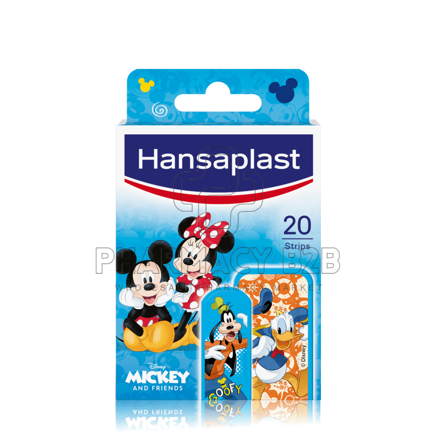 HANSAPLAST Kids Mickey Επιθέματα για Παιδιά 20τμχ