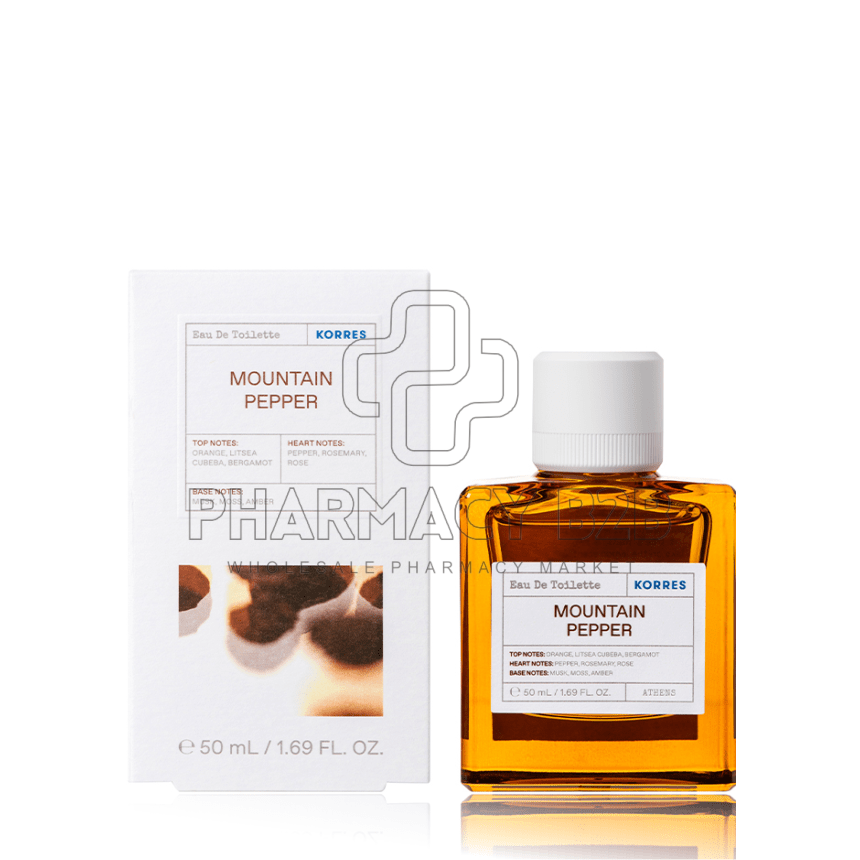 KORRES Eau De Toilette Mountain Pepper Ανδρικό Άρωμα 50ml 