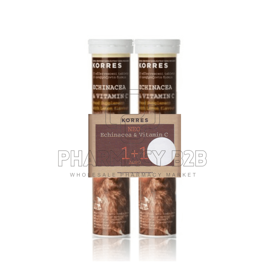 KORRES ΒΙΤΑΜΙΝΕΣ ECHINACEA 1+1 αναβράζοντα δισκία 2x18 *