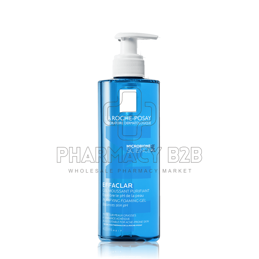 LA ROCHE-POSAY Effaclar +M Purifying Foaming Gel Τζελ Καθαρισμού για Λιπαρό Δέρμα με Tάση Aκμής 400ml