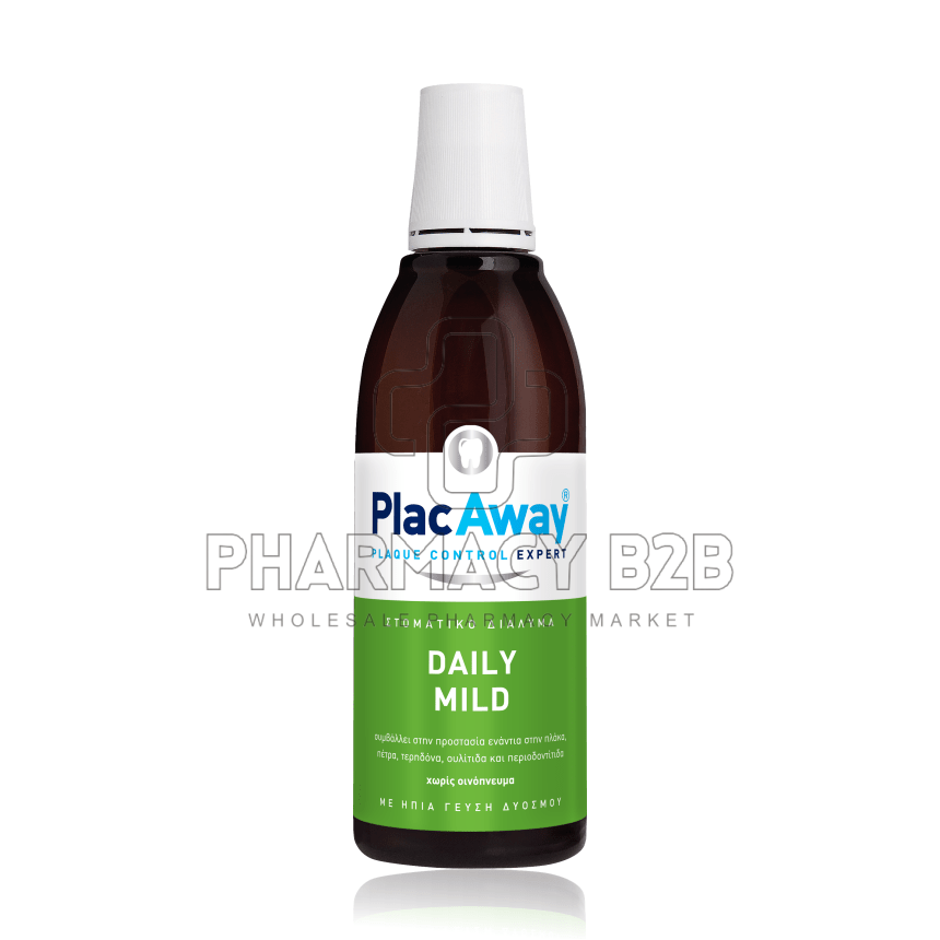 PLAC AWAY DAILY MILD Στοματικό Διάλυμα με Ήπια Γεύση 500ml