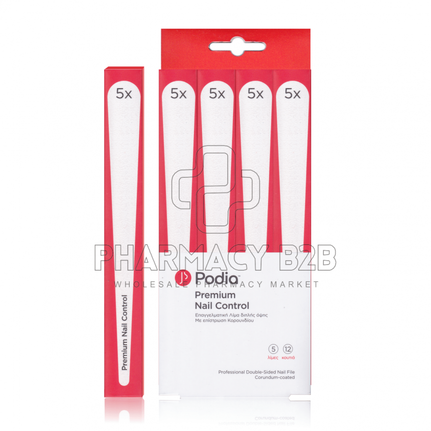 PODIA Επαγγελματική λίμα διπλής όψης 5τμχ